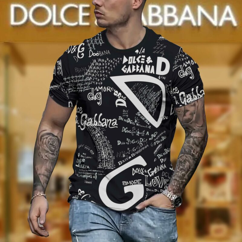 New 2025 – D Luxury Brand Premium T-Shirt Outfit For Men – Max012486