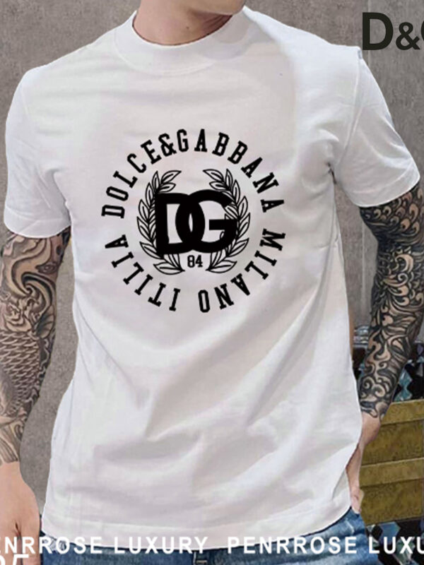 New 2025 – D Luxury Brand Premium T-Shirt Outfit For Men -Max012545