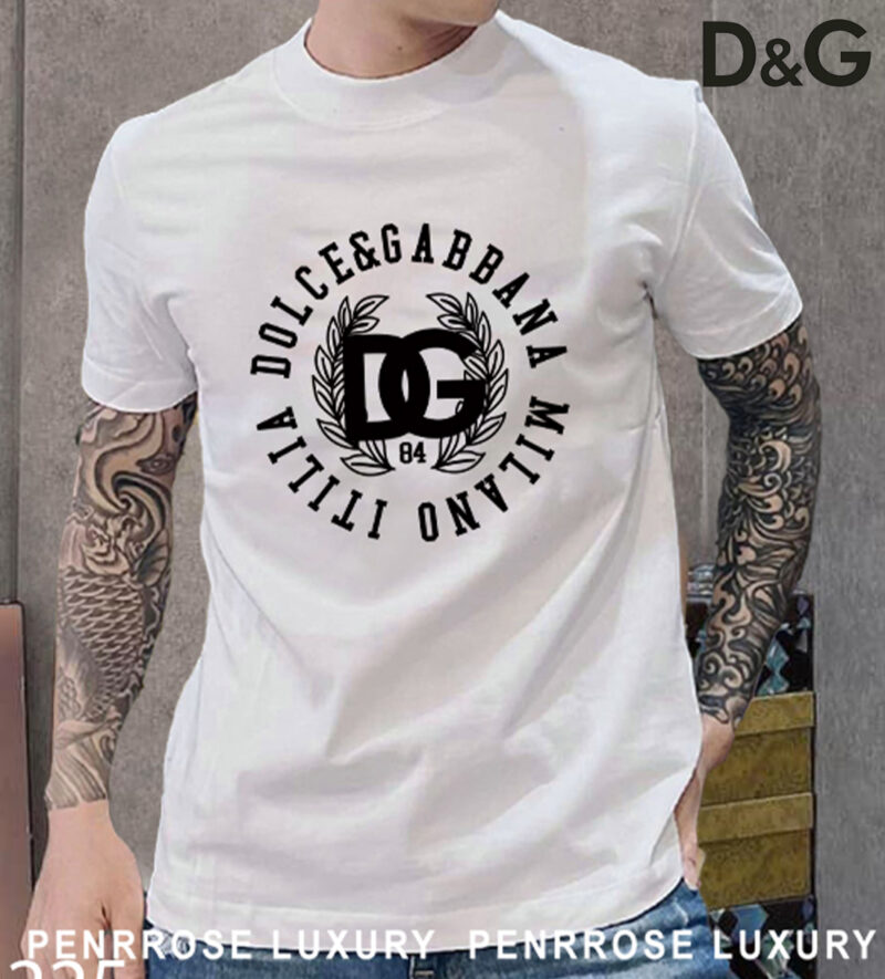 New 2025 – D Luxury Brand Premium T-Shirt Outfit For Men -Max012545