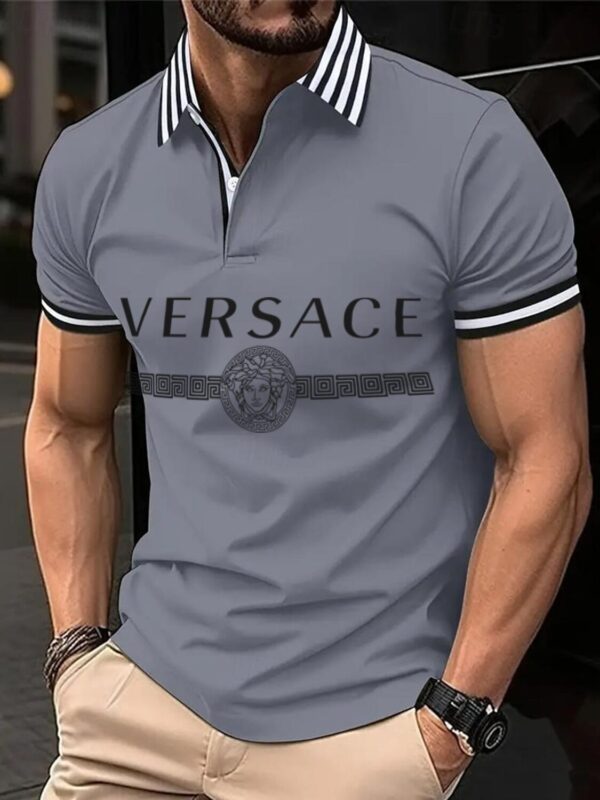 Limited Edition V**sace Polo Shirt For Men –  Max2407091582