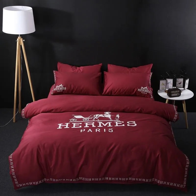 Hermes Limited Luxury Brand Bedding Set Home Decor – Max010106