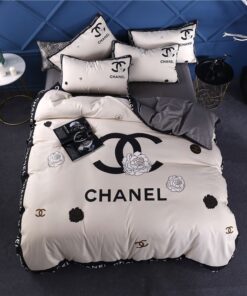 Chanel Premium Fashion Limited Luxury Brand Bedding Set Home Decor -Min00472