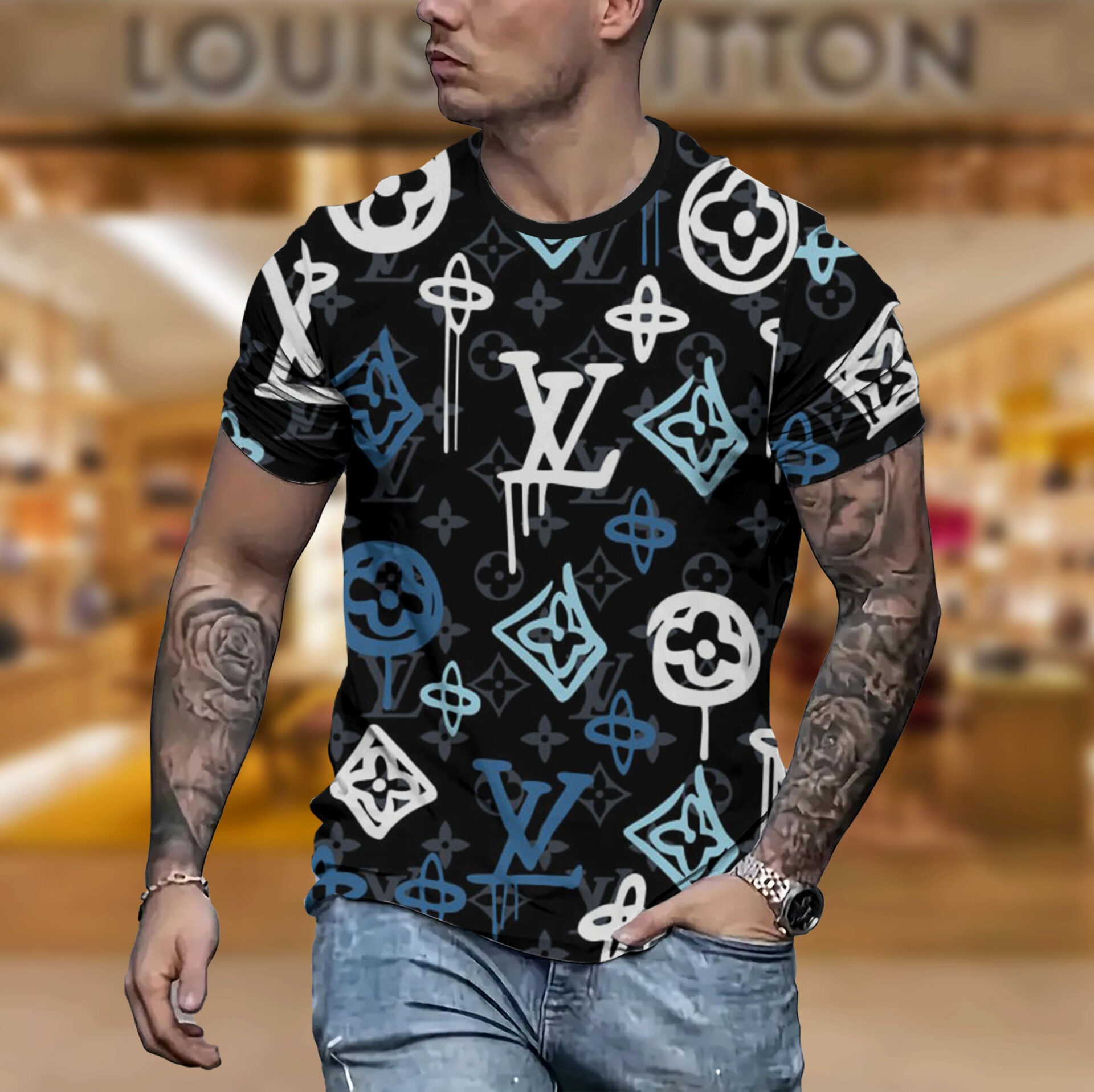 2025 – L  Luxury Brand Premium T-Shirt Outfit For Men -Max011971
