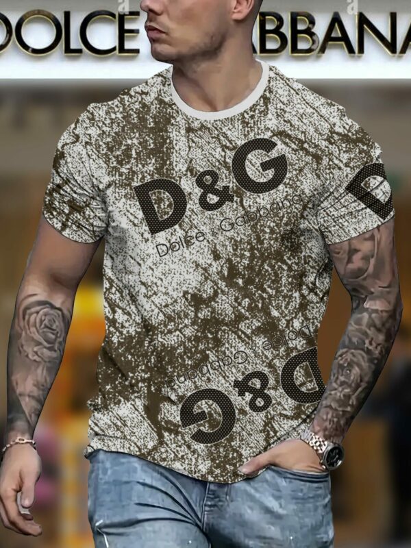 New 2025 – D Luxury Brand Premium T-Shirt Outfit For Men – Max012456