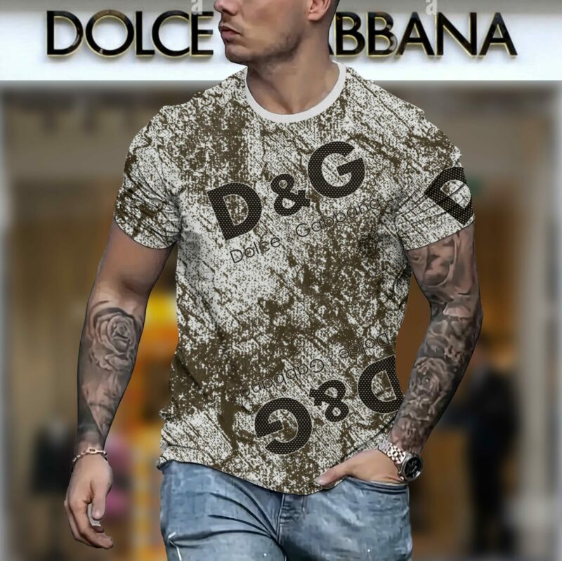 New 2025 – D Luxury Brand Premium T-Shirt Outfit For Men – Max012456