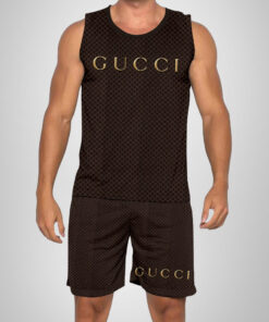 New 2025 -G Luxury Brand Premium Tanktop & Shorts Outfit For Men -Max012645