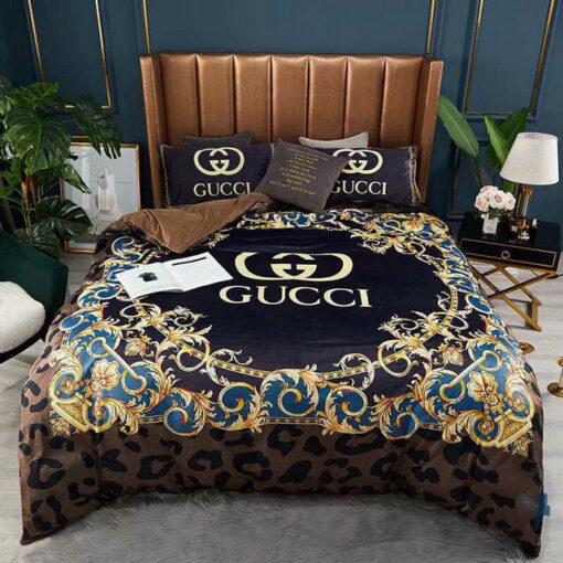 G  Premium Fashion Limited Luxury Brand Bedding Set Home Decor – Min00390