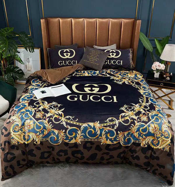 G  Premium Fashion Limited Luxury Brand Bedding Set Home Decor – Min00390