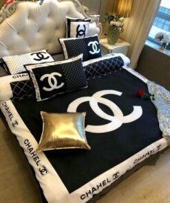 Chanel Premium Fashion Limited Luxury Brand Bedding Set Home Decor -Min00451