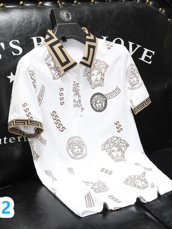 Limited Edition V**sace Polo Shirt For Men –  Max01735
