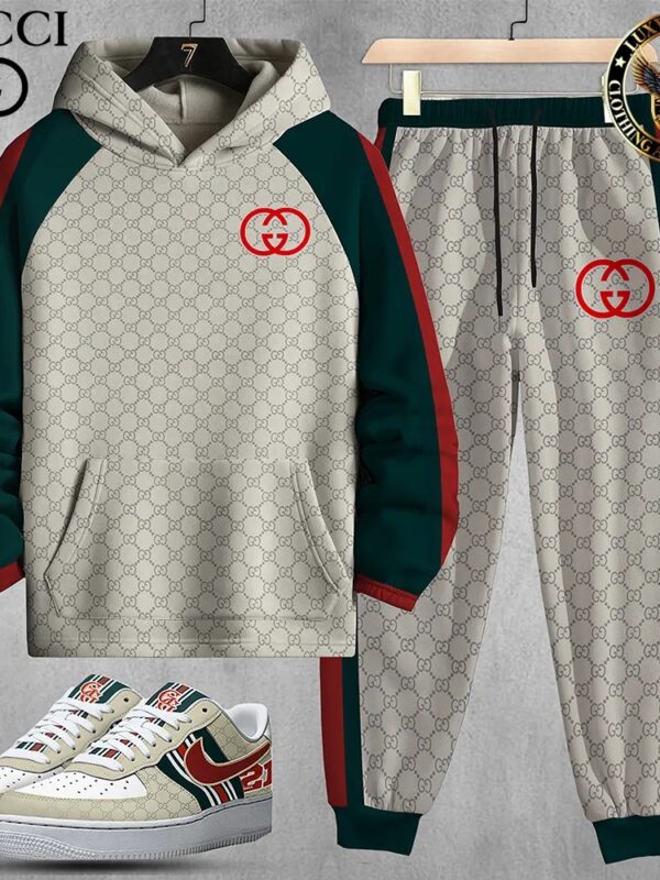 New 2025,G  G Limited Edition Set Hoodie & Pants Match AF1 Sneaker – Max2408253575
