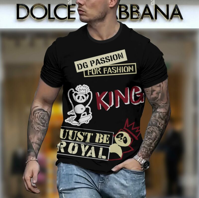 New 2025 – D Luxury Brand Premium T-Shirt Outfit For Men – Max012460