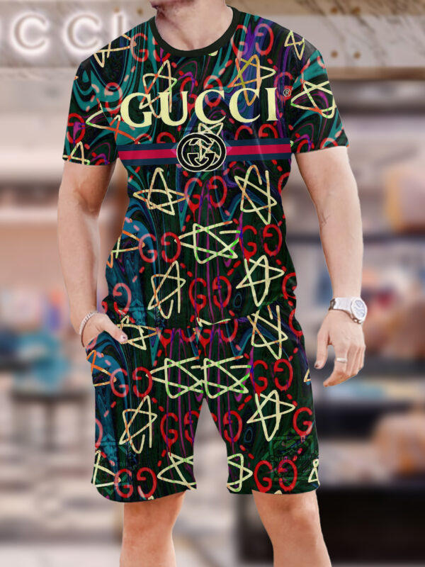2025 – Set G Tracksuit T-shirt & Shorts –   – Max012055
