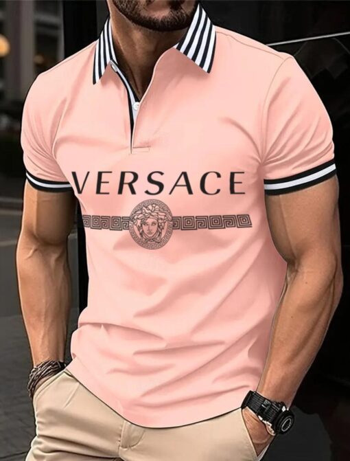 Limited Edition V**sace Polo Shirt For Men –  Max2407091552