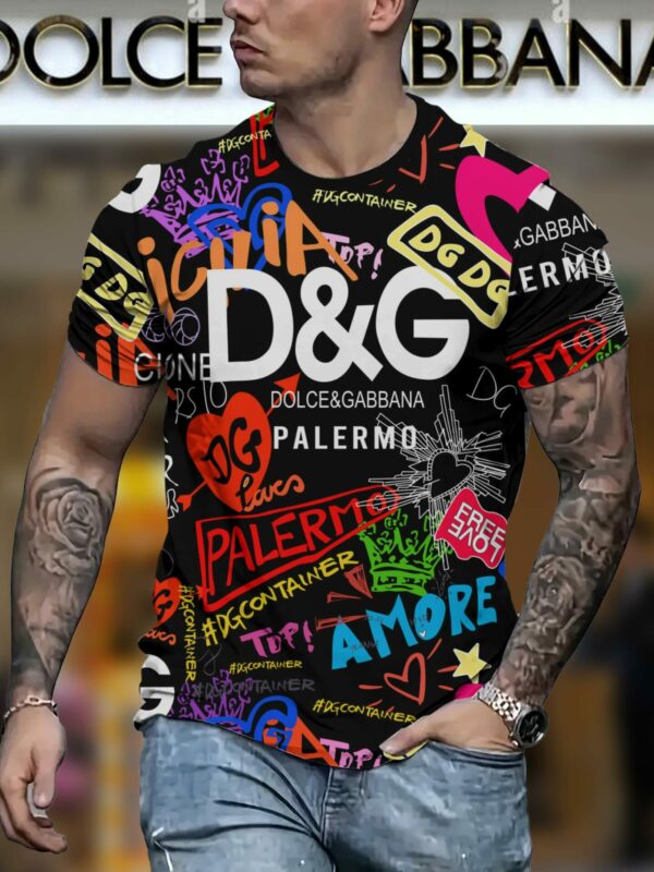 New 2025 – D Luxury Brand Premium T-Shirt Outfit For Men – Max012419