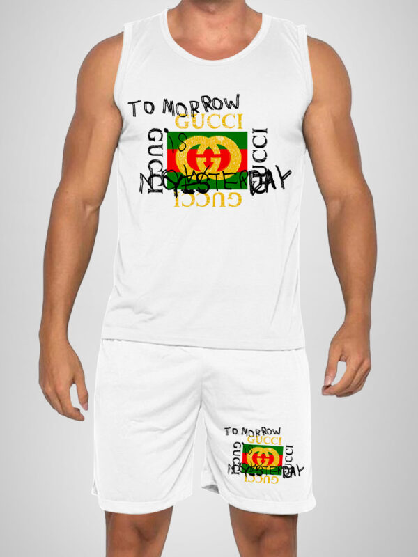 New 2025 -G Luxury Brand Premium Tanktop & Shorts Outfit For Men -Max012616