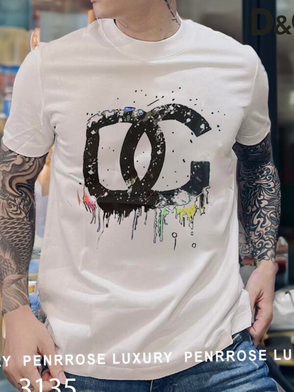 New 2025 – D Luxury Brand Premium T-Shirt Outfit For Men -Max012541