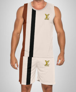 New 2025 – L Luxury Brand Premium Tanktop & Shorts Outfit For Men -Max012585