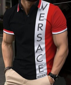 Limited Edition V**sace Polo Shirt For Men –  Max2407091557