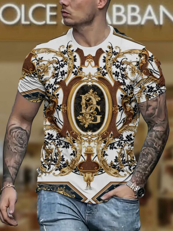 New 2025 – D Luxury Brand Premium T-Shirt Outfit For Men – Max012470