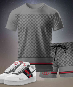 New 2025 – Set G Tracksuit  Air Force 1 & T-shirt & Shorts – chic260401