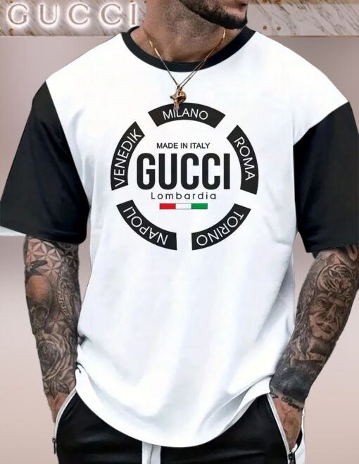 New 2025-  G  Luxury  Brand Premium T-Shirt Outfit For Men Women – Max012672