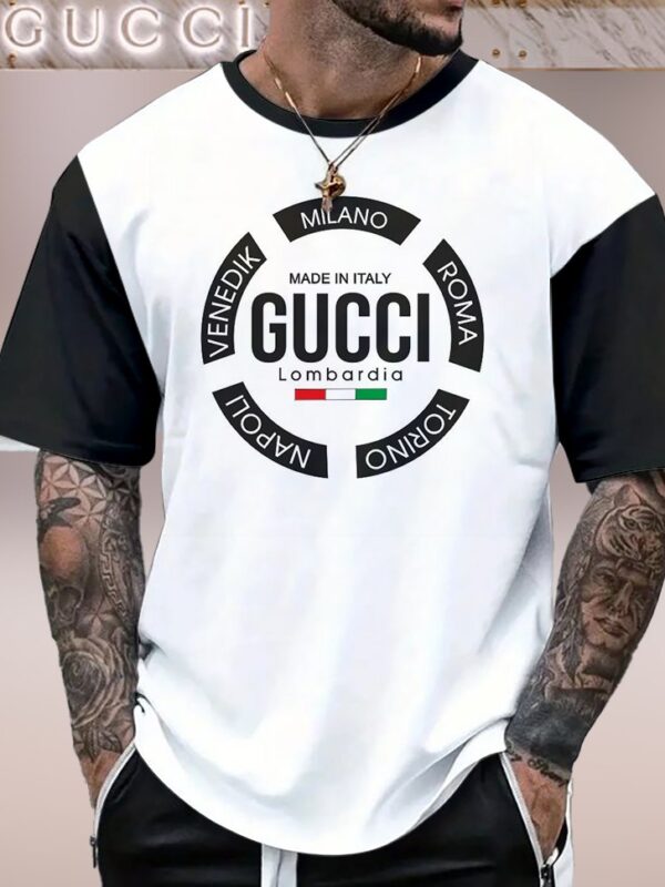 New 2025-  G  Luxury  Brand Premium T-Shirt Outfit For Men Women – Max012672