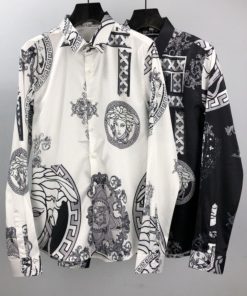 (Black & White)Limited Editions Perfect Long Sleeve Shirt Max-00316