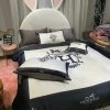 Hermes Limited Luxury Brand Bedding Set Home Decor – Max010086