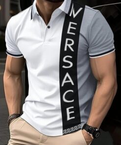 Limited Edition V**sace Polo Shirt For Men –  Max2407091563