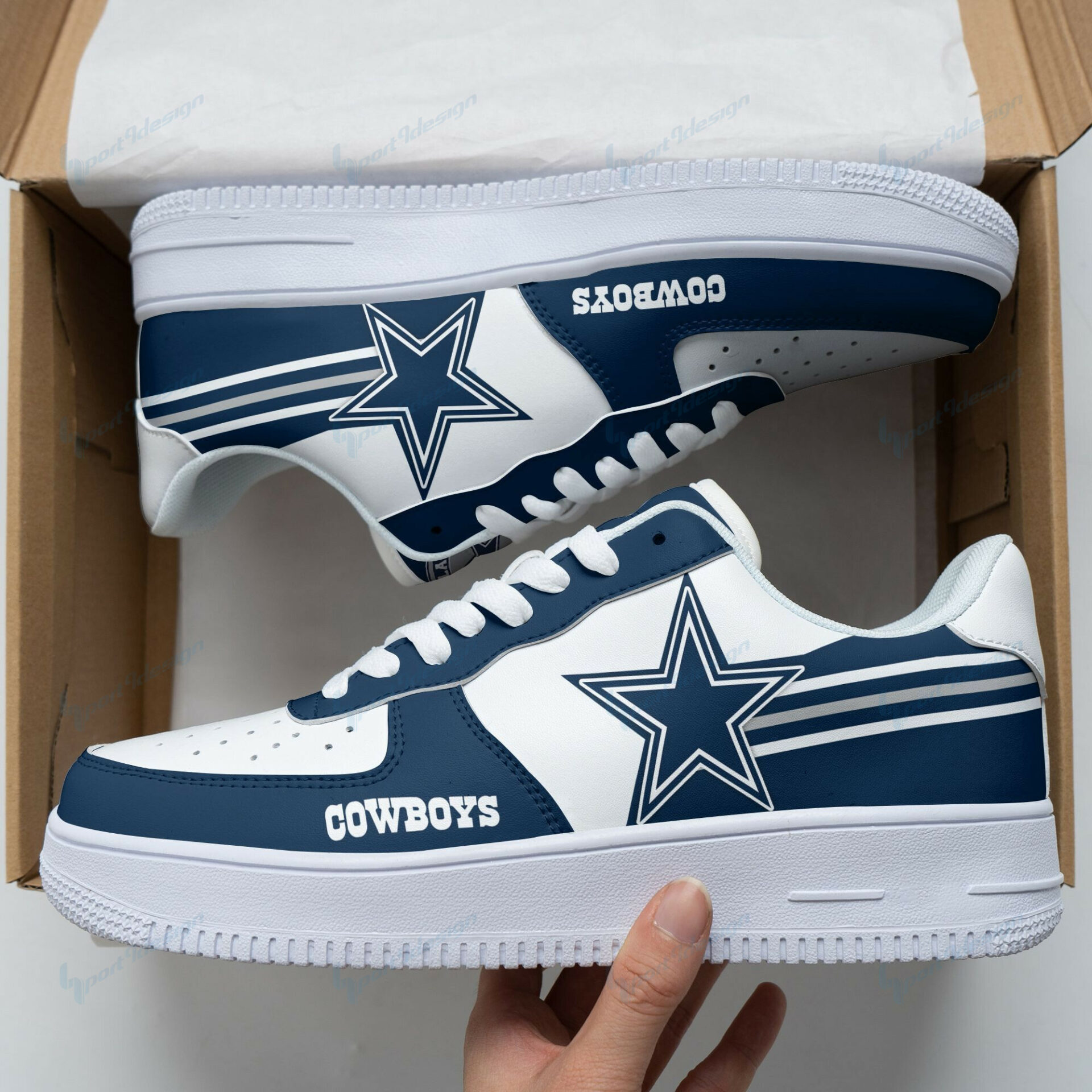 Dallas Cowboys Air Force 1 Shoes – Custom Sneaker – Max2407181955