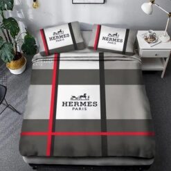 Hermes Limited Luxury Brand Bedding Set Home Decor – Max010089