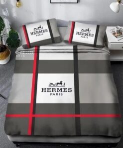 Hermes Limited Luxury Brand Bedding Set Home Decor – Max010089