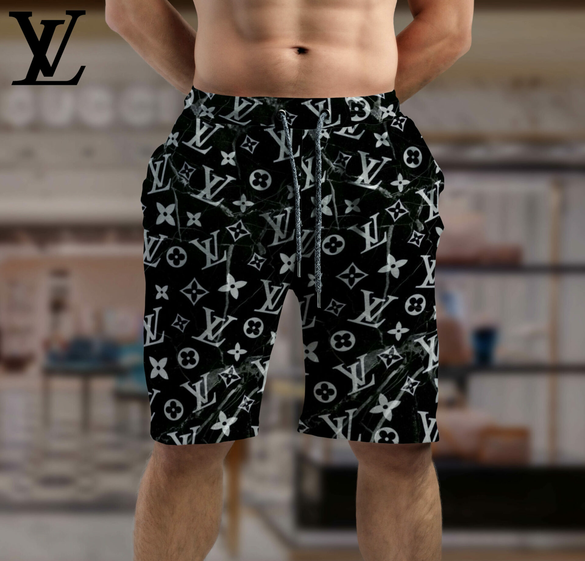 New 2025 L – Luxury Brand Unisex Shorts Special Gift Premium Outfit For Men  –  -B9G-STK-Max011663