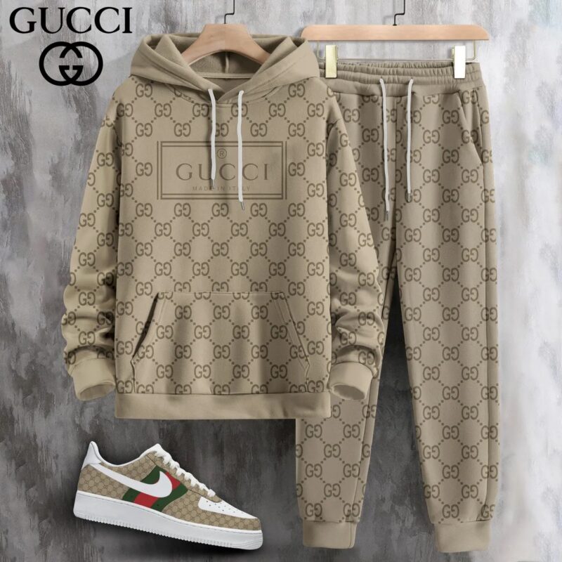 New 2025,G  G Limited Edition Set Hoodie & Pants Match AF1 Sneaker – Max2408253601
