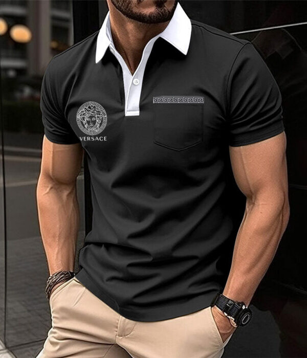 Limited Edition V**sace Polo Shirt For Men –  Max2407091568