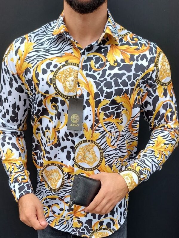 V -Luxury Long Sleeve Shirt CCY Max-Max07231