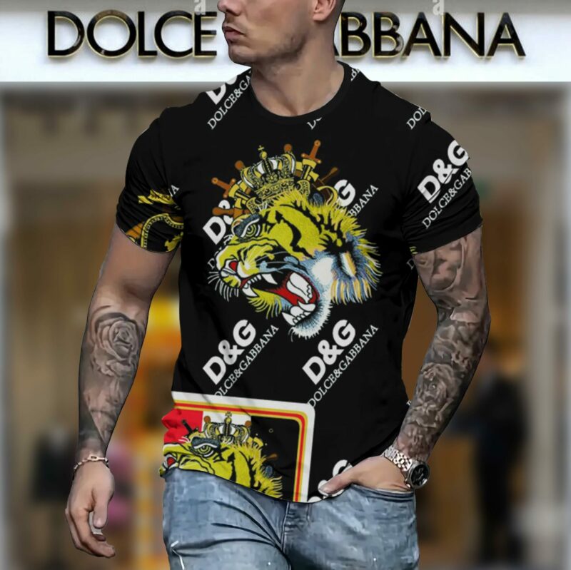 New 2025 – D Luxury Brand Premium T-Shirt Outfit For Men – Max012453