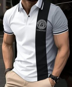Limited Edition V**sace Polo Shirt For Men –  Max2407091574
