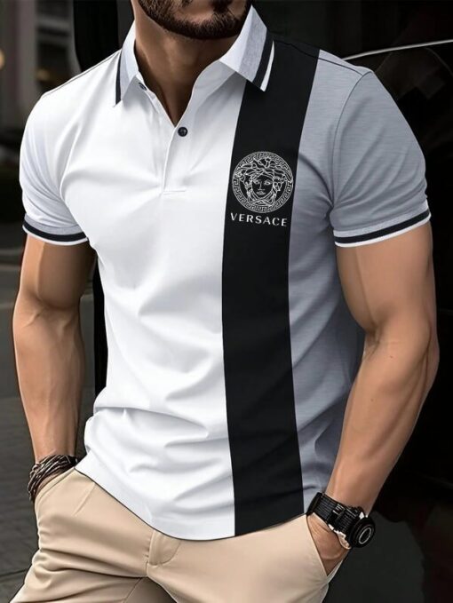 Limited Edition V**sace Polo Shirt For Men –  Max2407091574