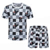 2024 – Set D  Tracksuit T-shirt & Shorts – Max4564