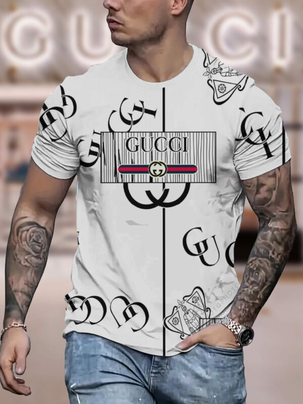 New 2025-  G  Luxury  Brand Premium T-Shirt Outfit For Men Women – Max011613