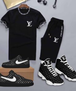 FREE SHIPPING, New 2025 -Limited Edition Set L  Shoe & T-shirt & Shorts  –Max240526608
