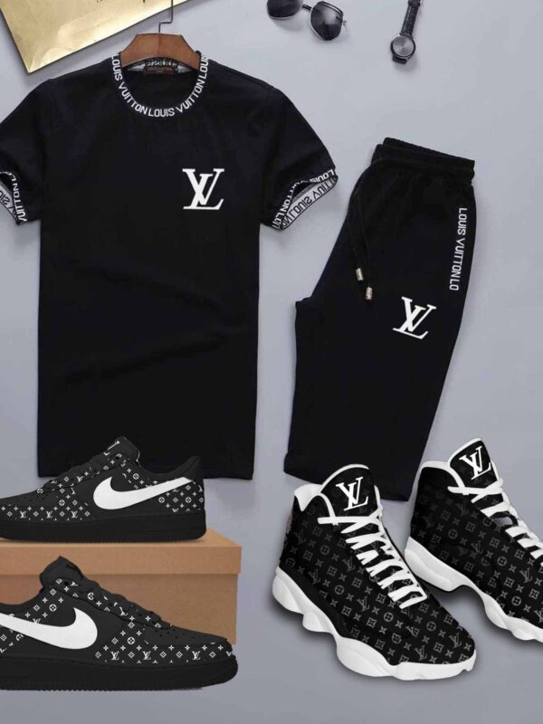 FREE SHIPPING, New 2025 -Limited Edition Set L  Shoe & T-shirt & Shorts  –Max240526608