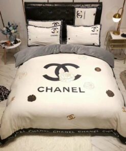 Chanel Premium Fashion Limited Luxury Brand Bedding Set Home Decor -Min00420