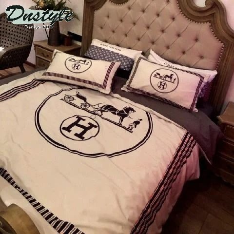 Hermes Limited Luxury Brand Bedding Set Home Decor – Max010144
