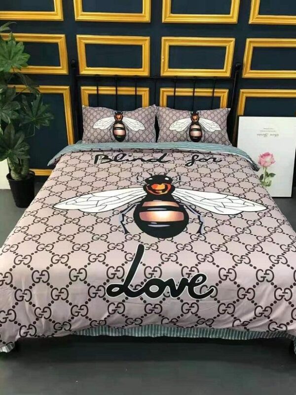 G  Premium Fashion Limited Luxury Brand Bedding Set Home Decor – Min00334