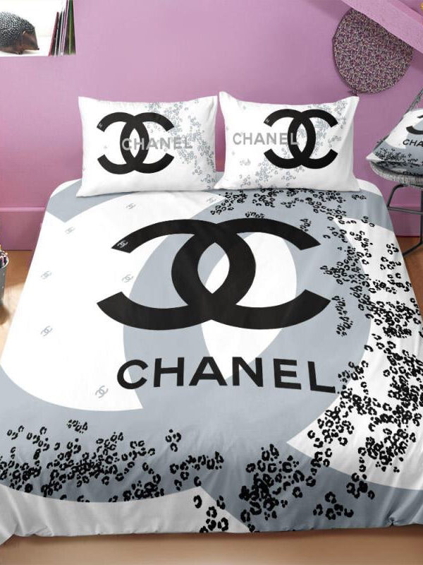 Chanel Premium Fashion Limited Luxury Brand Bedding Set Home Decor -Min00412