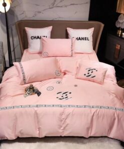 Chanel Premium Fashion Limited Luxury Brand Bedding Set Home Decor -Min00432