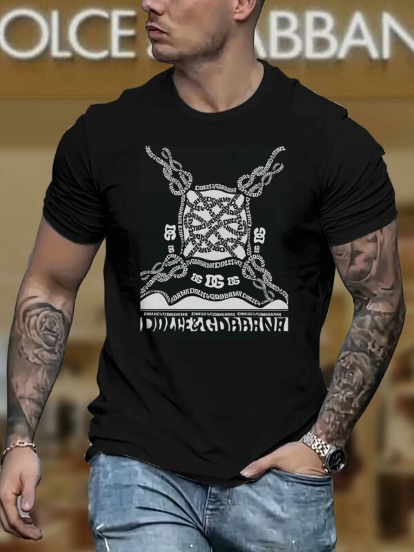New 2025 – D Luxury Brand Premium T-Shirt Outfit For Men – Max012472